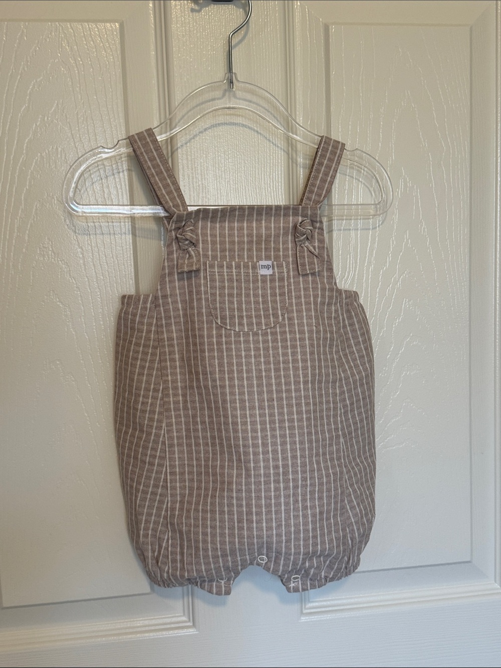 Cotton baby bubble overall